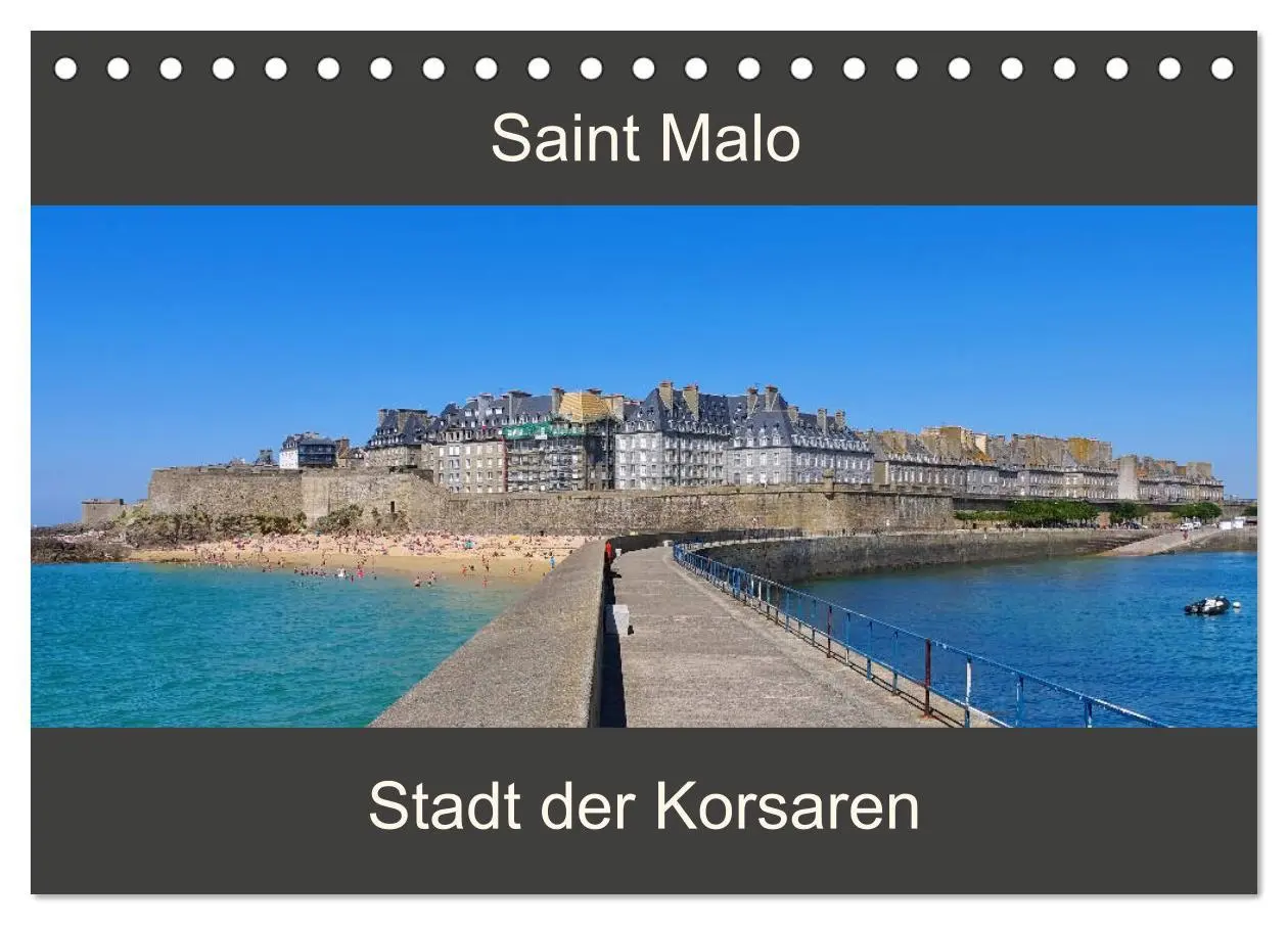 Cover: 9783457843505 | Saint Malo - Stadt der Korsaren (Tischkalender 2026 DIN A5 quer),...