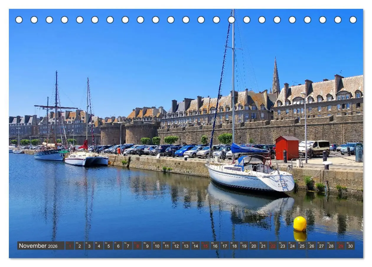 Bild: 9783457843505 | Saint Malo - Stadt der Korsaren (Tischkalender 2026 DIN A5 quer),...