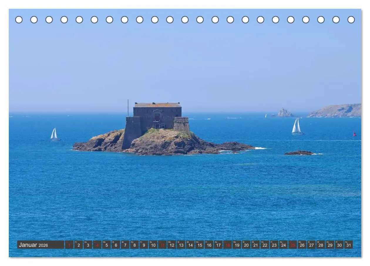 Bild: 9783457843505 | Saint Malo - Stadt der Korsaren (Tischkalender 2026 DIN A5 quer),...