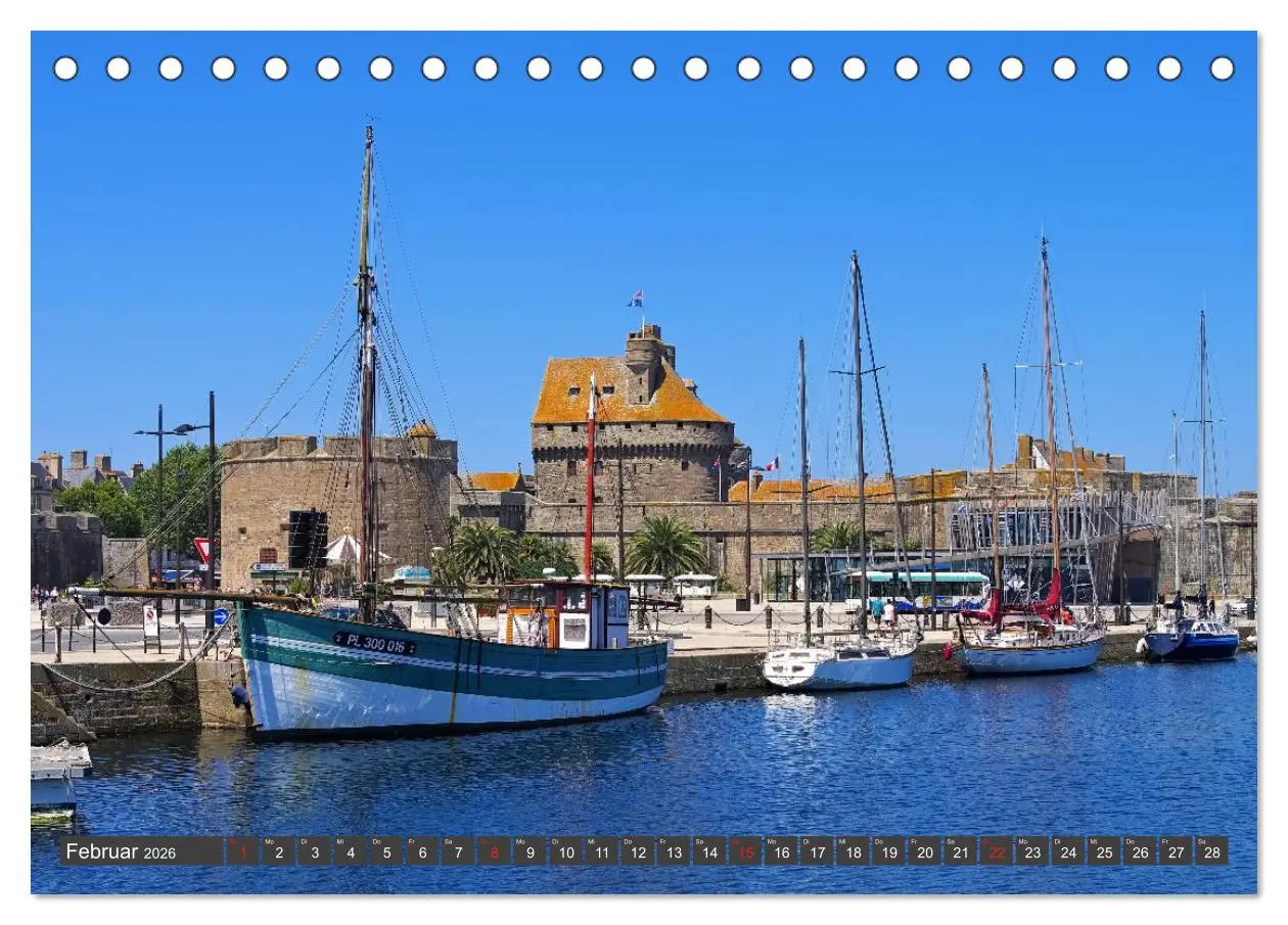 Bild: 9783457843505 | Saint Malo - Stadt der Korsaren (Tischkalender 2026 DIN A5 quer),...
