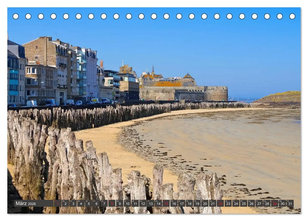 Bild: 9783457843505 | Saint Malo - Stadt der Korsaren (Tischkalender 2026 DIN A5 quer),...