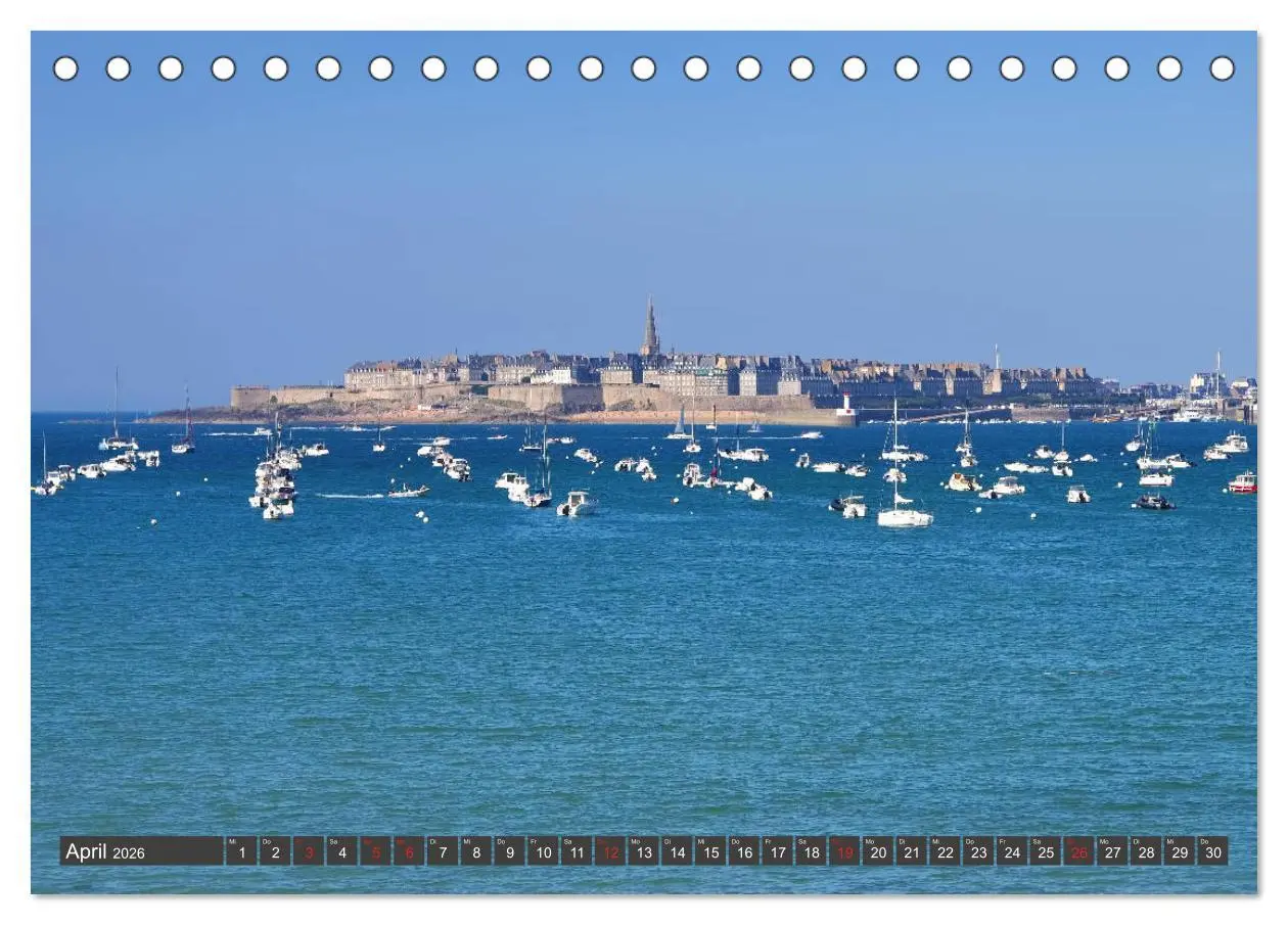 Bild: 9783457843505 | Saint Malo - Stadt der Korsaren (Tischkalender 2026 DIN A5 quer),...