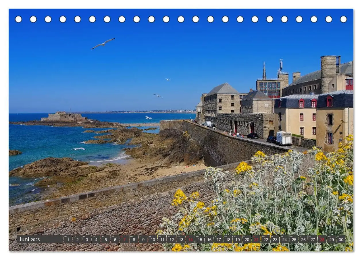 Bild: 9783457843505 | Saint Malo - Stadt der Korsaren (Tischkalender 2026 DIN A5 quer),...