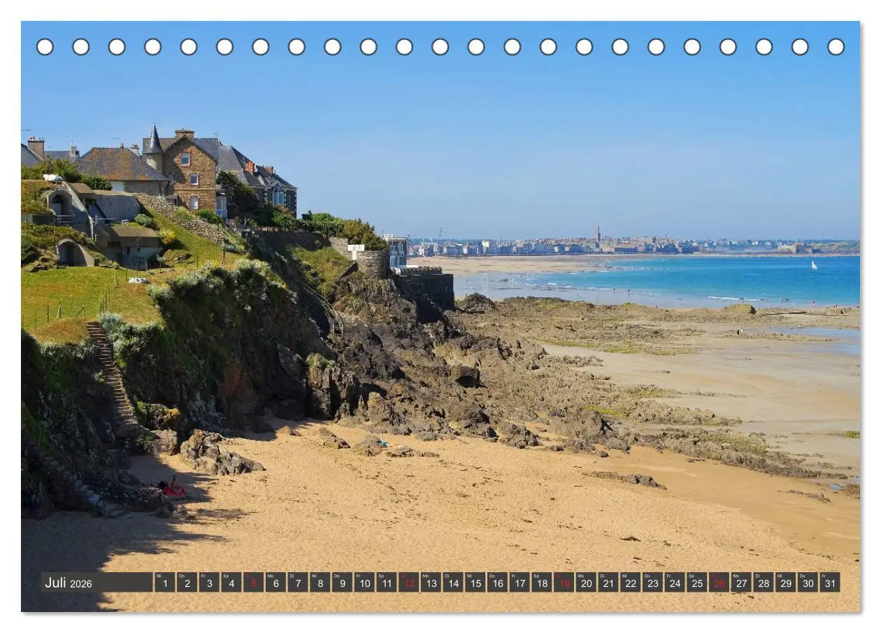 Bild: 9783457843505 | Saint Malo - Stadt der Korsaren (Tischkalender 2026 DIN A5 quer),...
