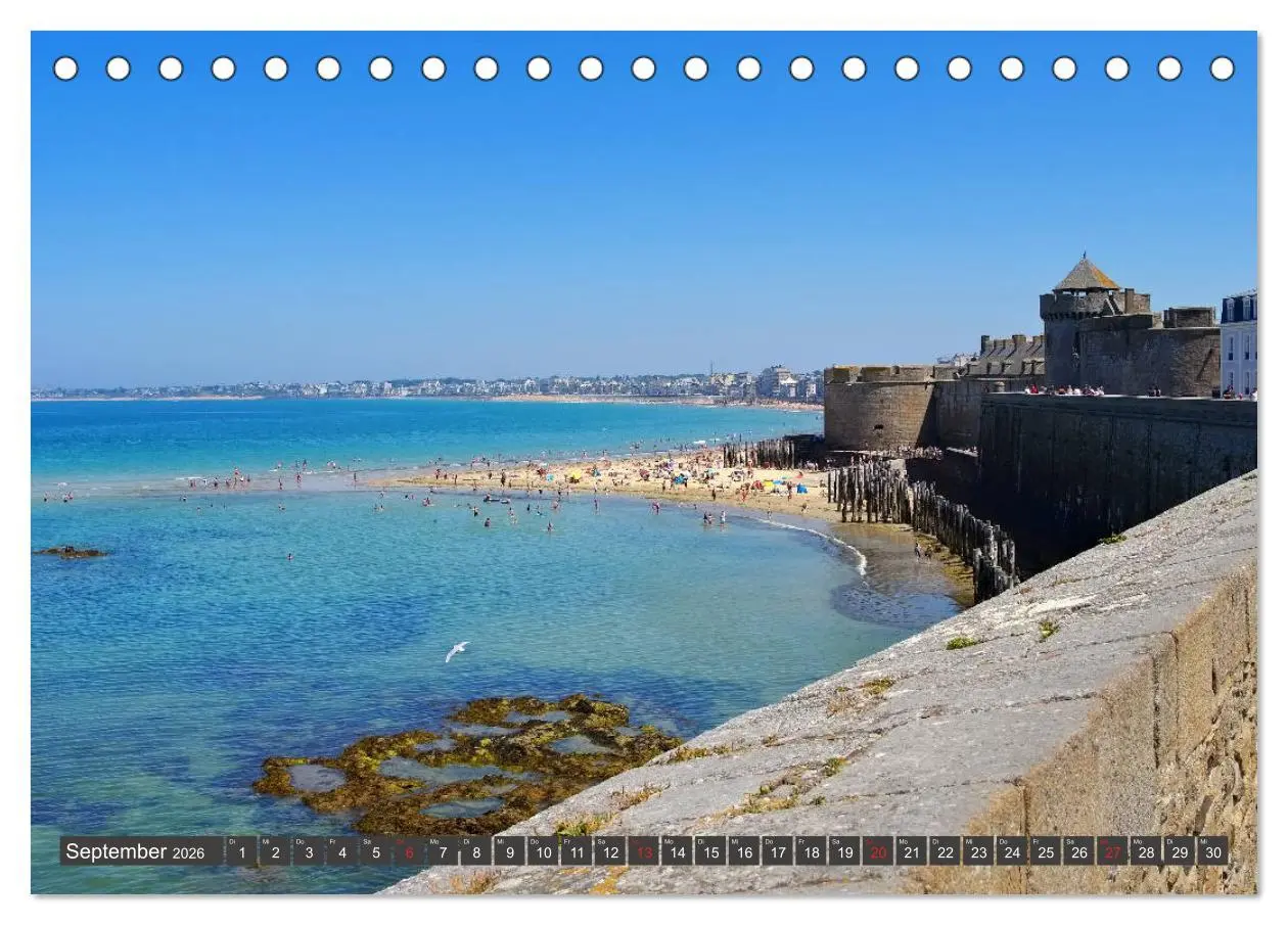 Bild: 9783457843505 | Saint Malo - Stadt der Korsaren (Tischkalender 2026 DIN A5 quer),...