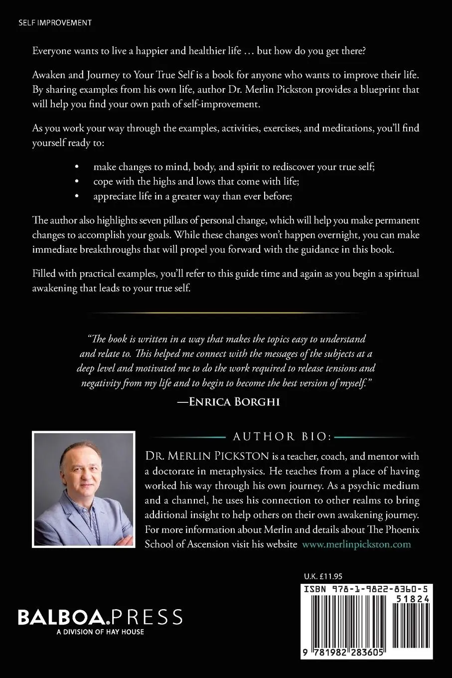 Rückseite: 9781982283605 | Awaken and Journey to Your True Self | Merlin Pickston | Taschenbuch