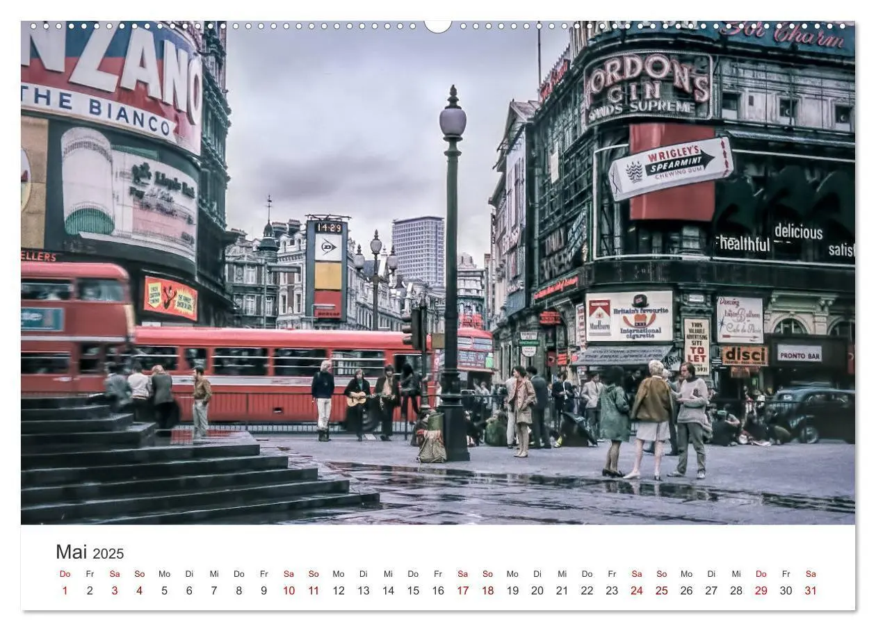 Bild: 9783435293605 | London - Vintage Views (hochwertiger Premium Wandkalender 2025 DIN...
