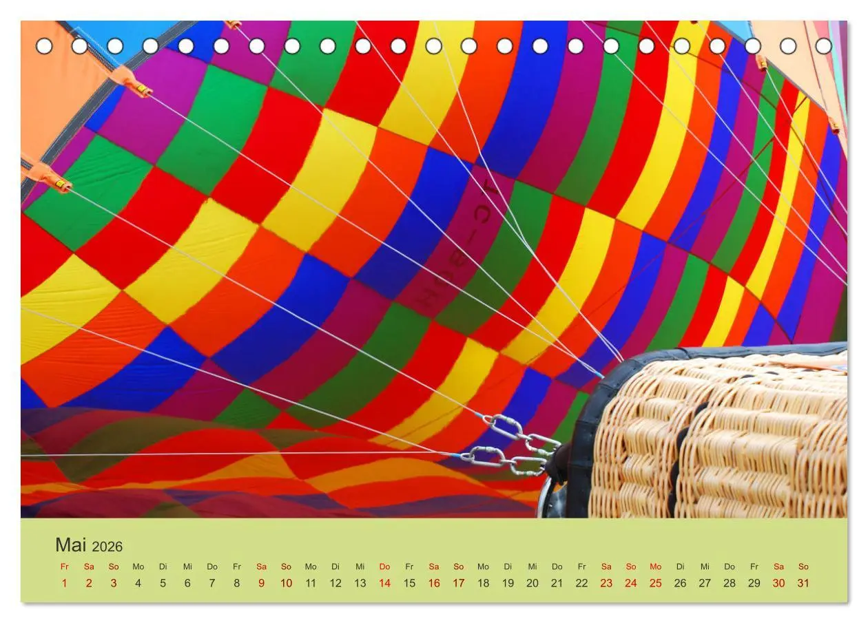 Bild: 9783457383605 | Ballonfahrt in Kappadokien (Tischkalender 2026 DIN A5 quer),...