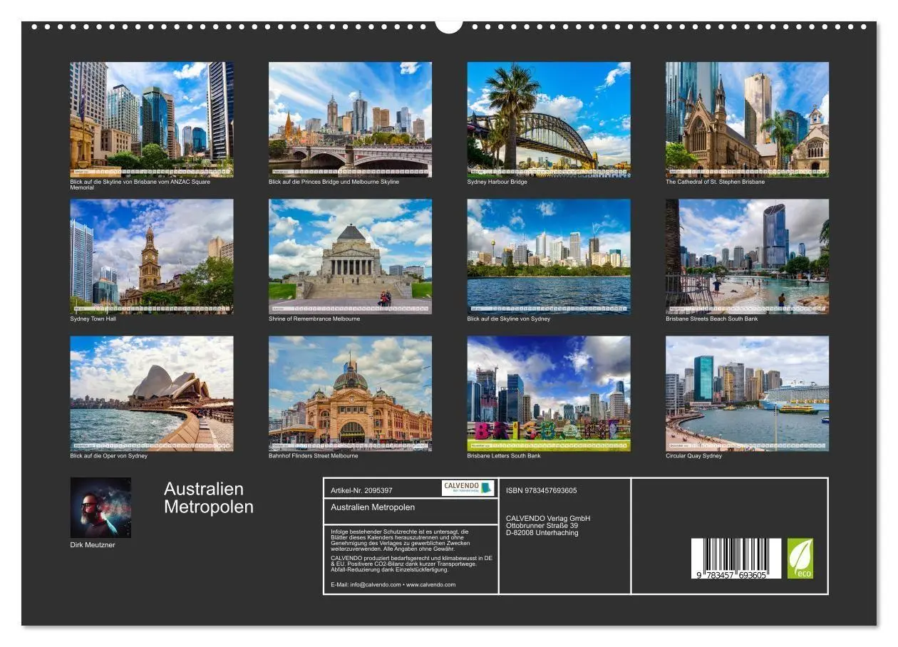 Bild: 9783457693605 | Australien Metropolen (hochwertiger Premium Wandkalender 2026 DIN...