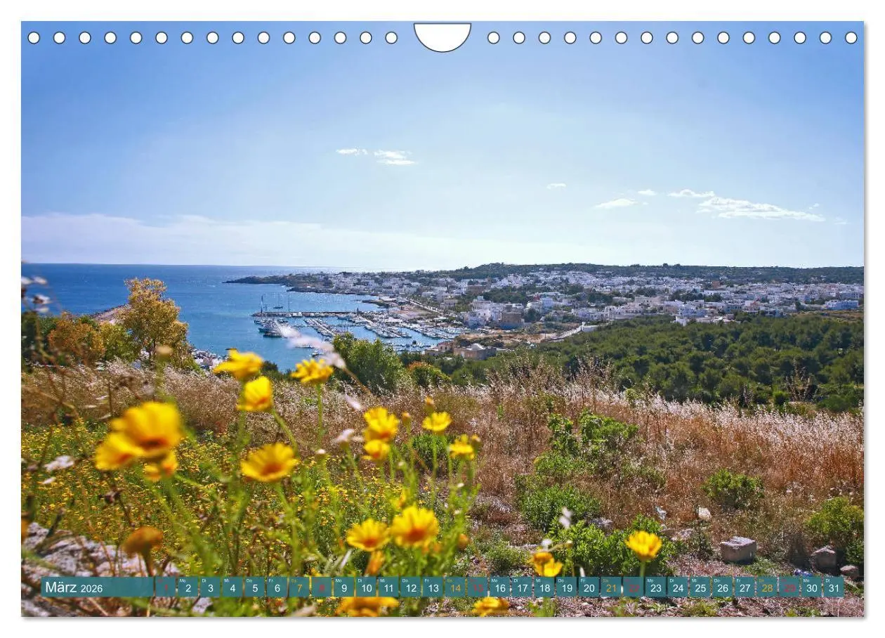 Bild: 9783457833605 | Facettenreiches Apulien (Wandkalender 2026 DIN A4 quer), CALVENDO...