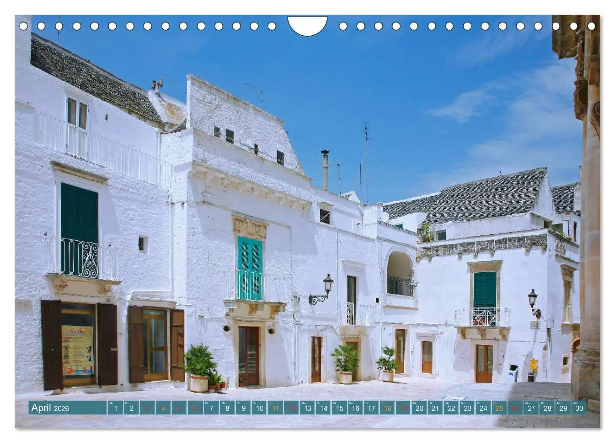 Bild: 9783457833605 | Facettenreiches Apulien (Wandkalender 2026 DIN A4 quer), CALVENDO...