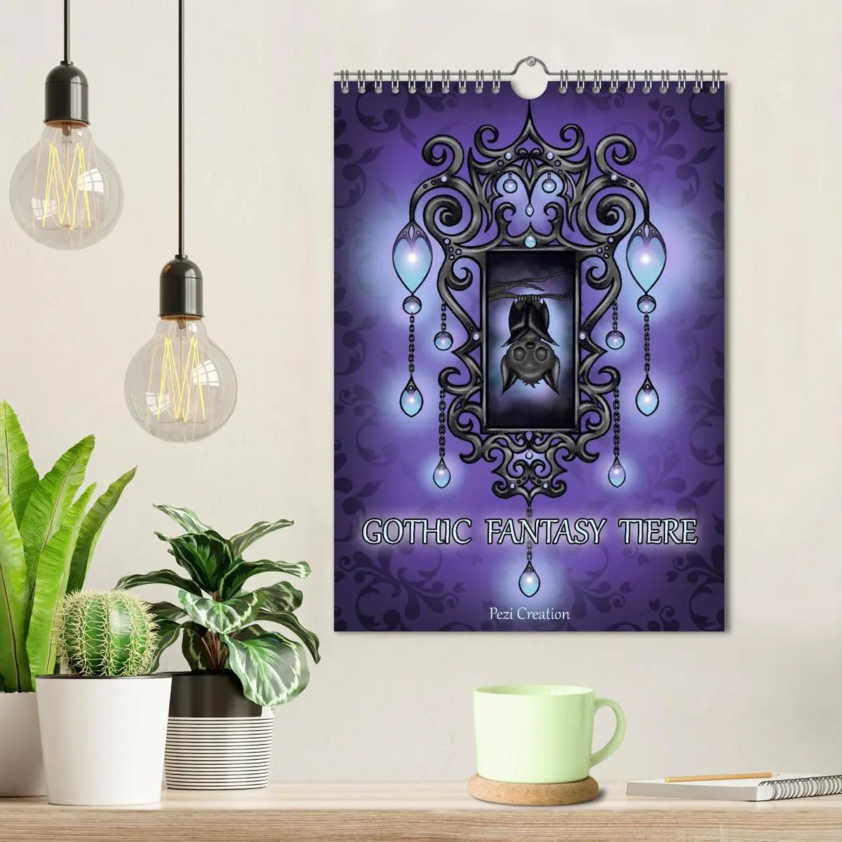Bild: 9783516613605 | Gothic Fantasy Tiere (Wandkalender 2026 DIN A4 hoch), CALVENDO...