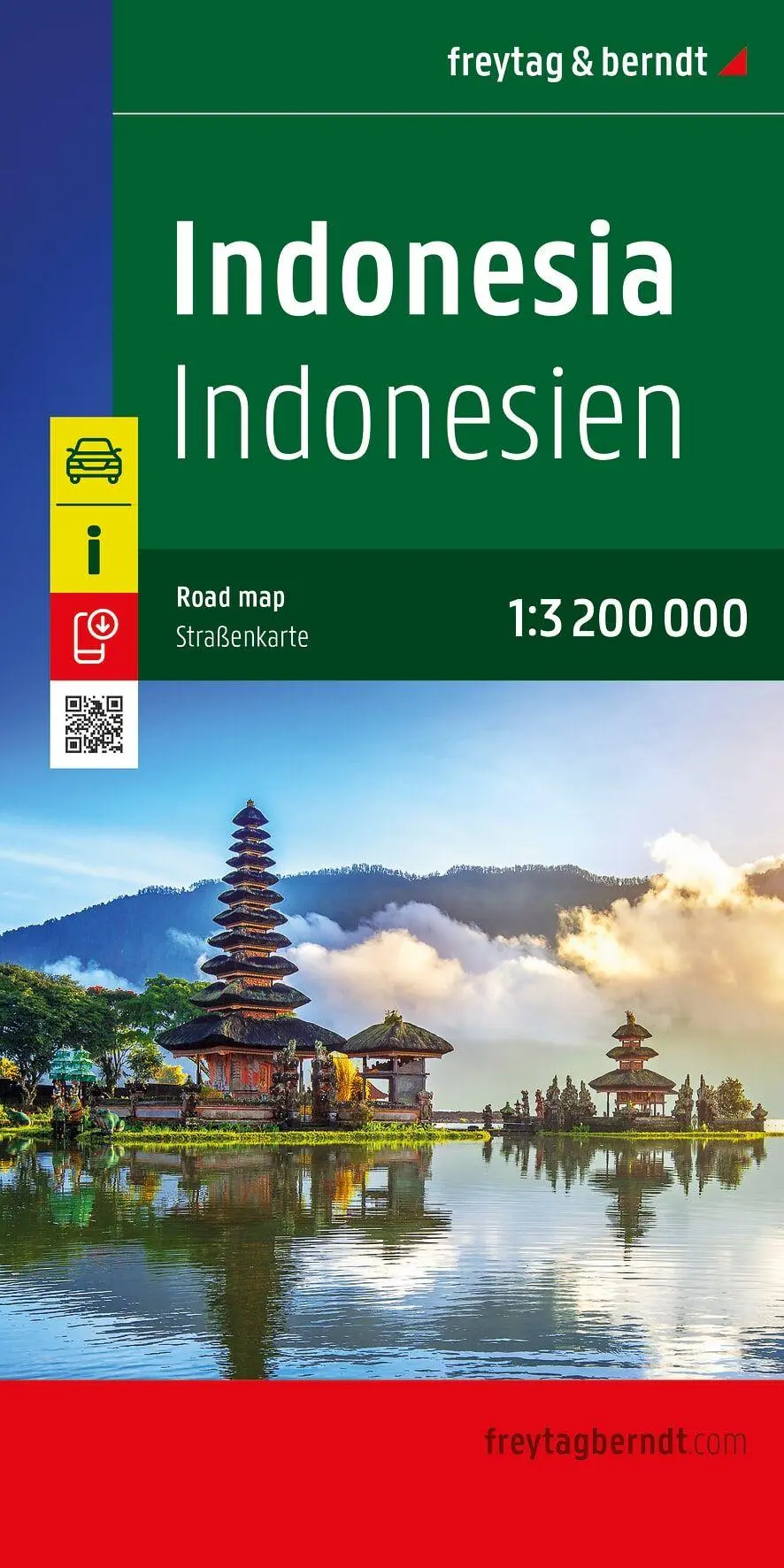 Cover: 9783707923605 | Indonesien, Straßenkarte 1:3.200.000, freytag &amp; berndt | Berndt | 2026
