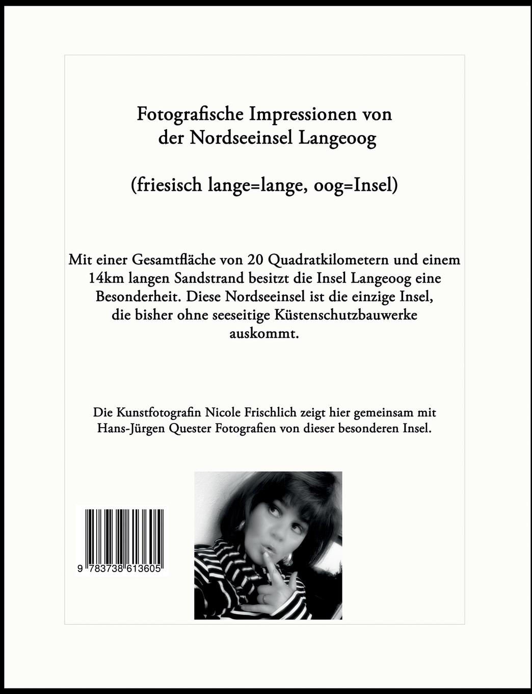 Rückseite: 9783738613605 | Langeoog - Impressionen einer Nordseeinsel | Ostfriesland | Buch