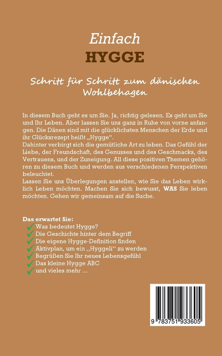 Rückseite: 9783751933605 | Einfach Hygge: Wie Sie Schritt für Schritt das dänische Wohlbehagen...