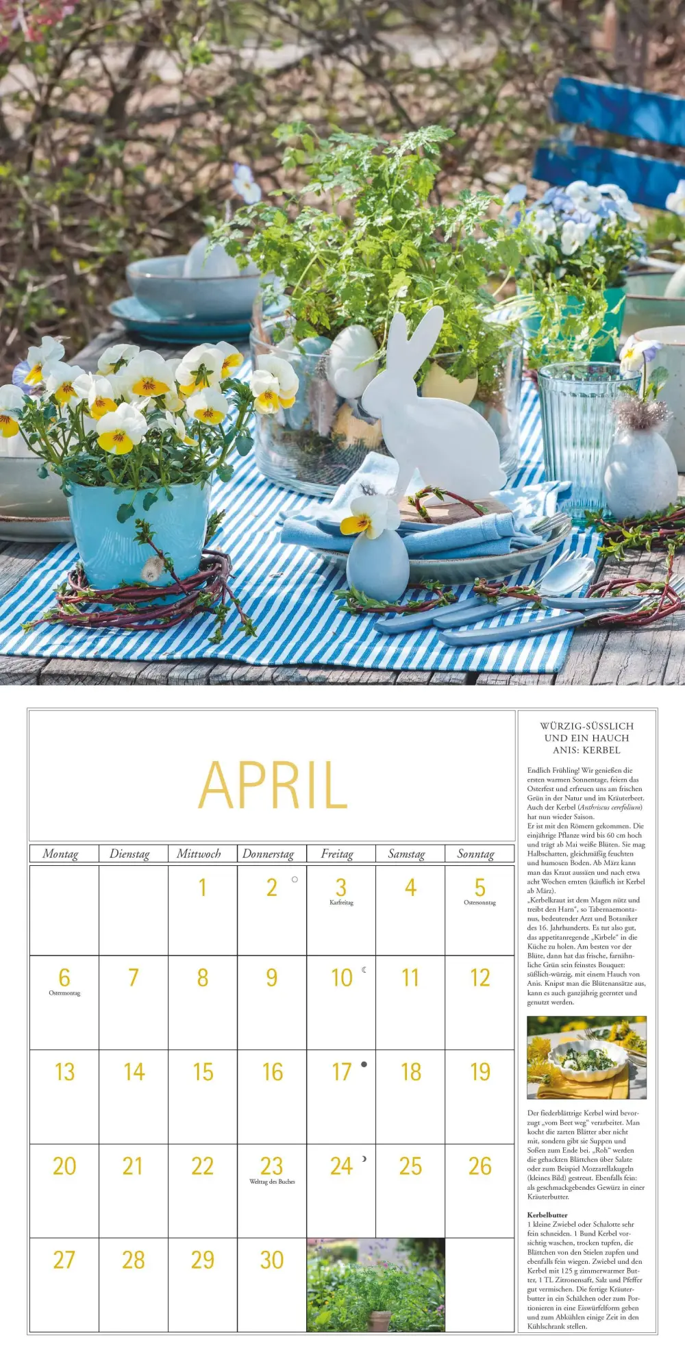 Bild: 4069095003705 | DUMONT - DUMONTS Kräuter Kalender 2026 Broschürenkalender, 30x30cm,...