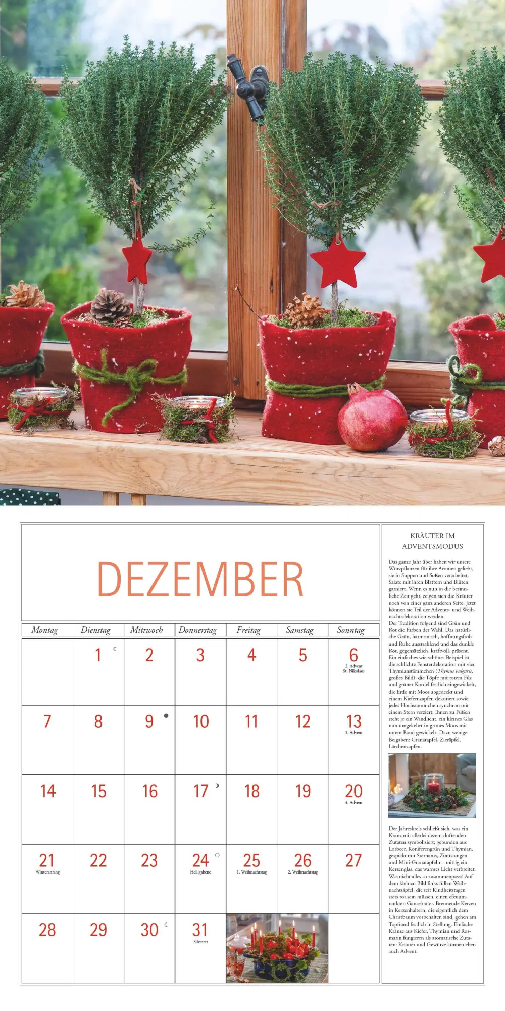 Bild: 4069095003705 | DUMONT - DUMONTS Kräuter Kalender 2026 Broschürenkalender, 30x30cm,...