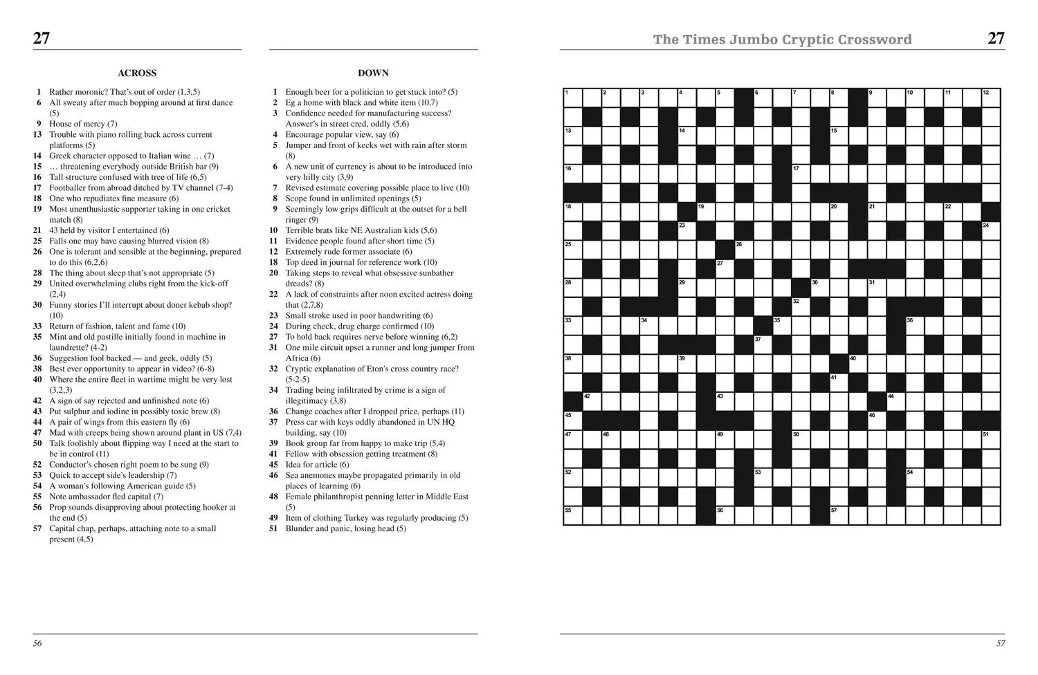 Bild: 9780008343705 | The Times Jumbo Cryptic Crossword Book 18 | Games (u. a.) | Buch