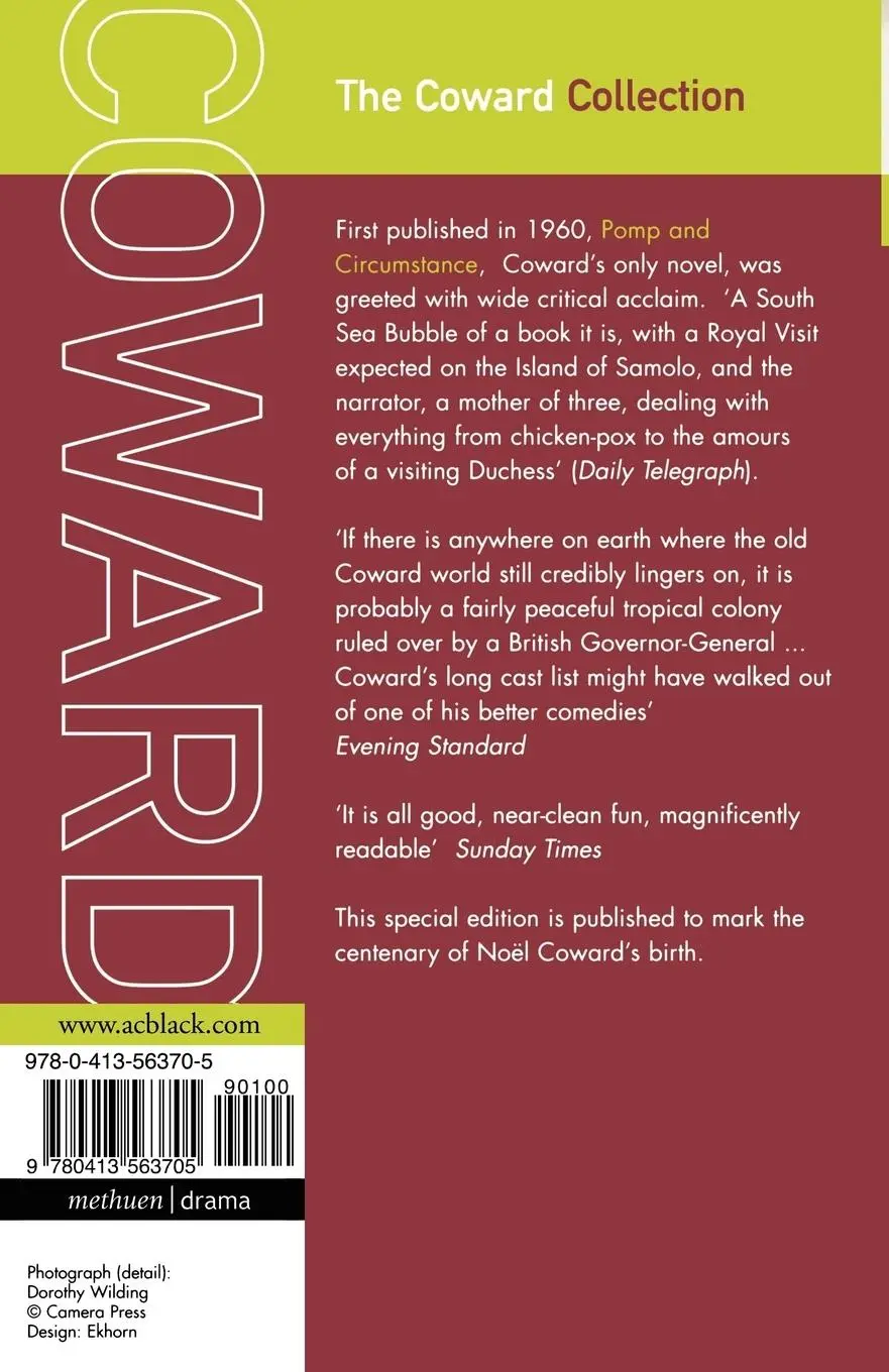 Rückseite: 9780413563705 | Noel Coward Pomp and Circumstance | Noel Coward (u. a.) | Taschenbuch