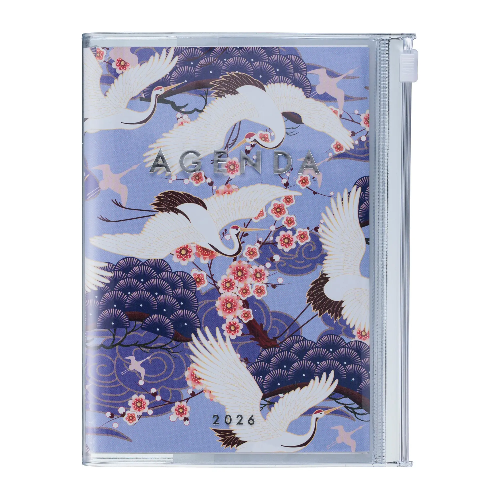 Cover: 4550045143805 | MARK'S 2025/26 Taschenkalender, A6 Japan / Birds // Purple | Inc.