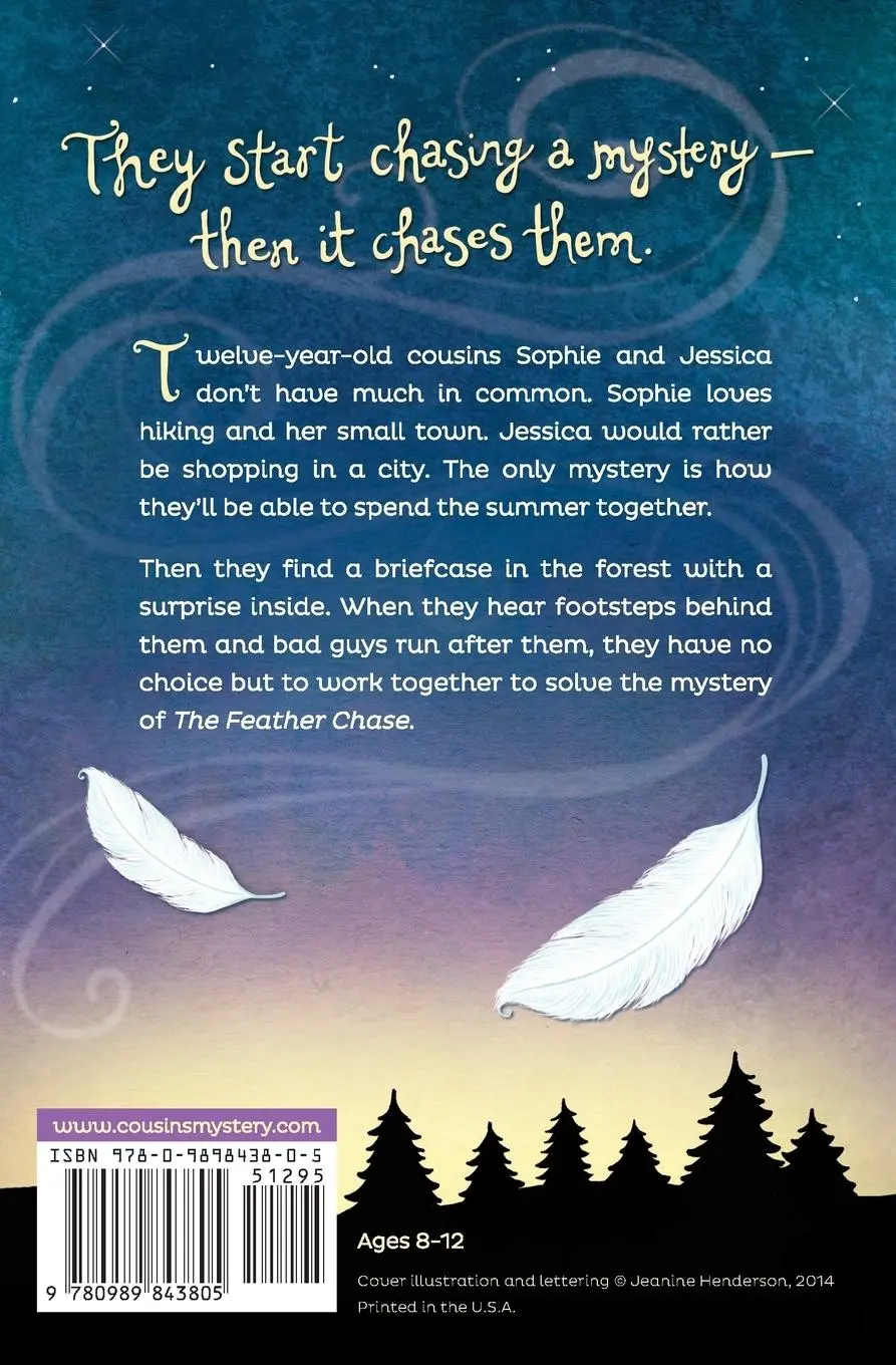 Rückseite: 9780989843805 | The Feather Chase | (The Crime-Solving Cousins Mysteries Book 1)