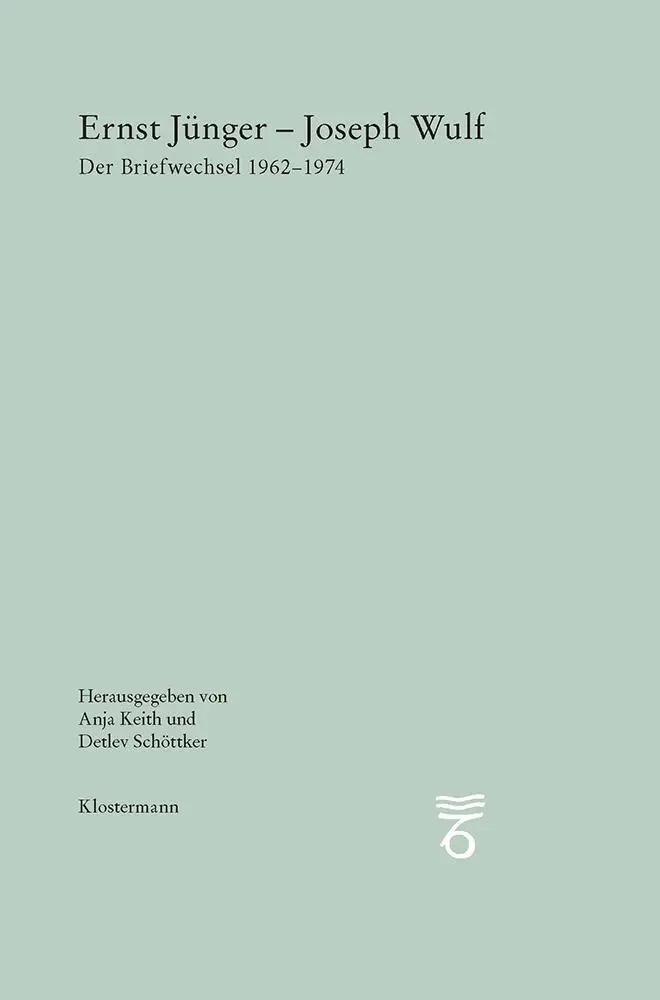 Cover: 9783465043805 | Ernst Jünger - Joseph Wulf | Der Briefwechsel 1962-1974 | Taschenbuch