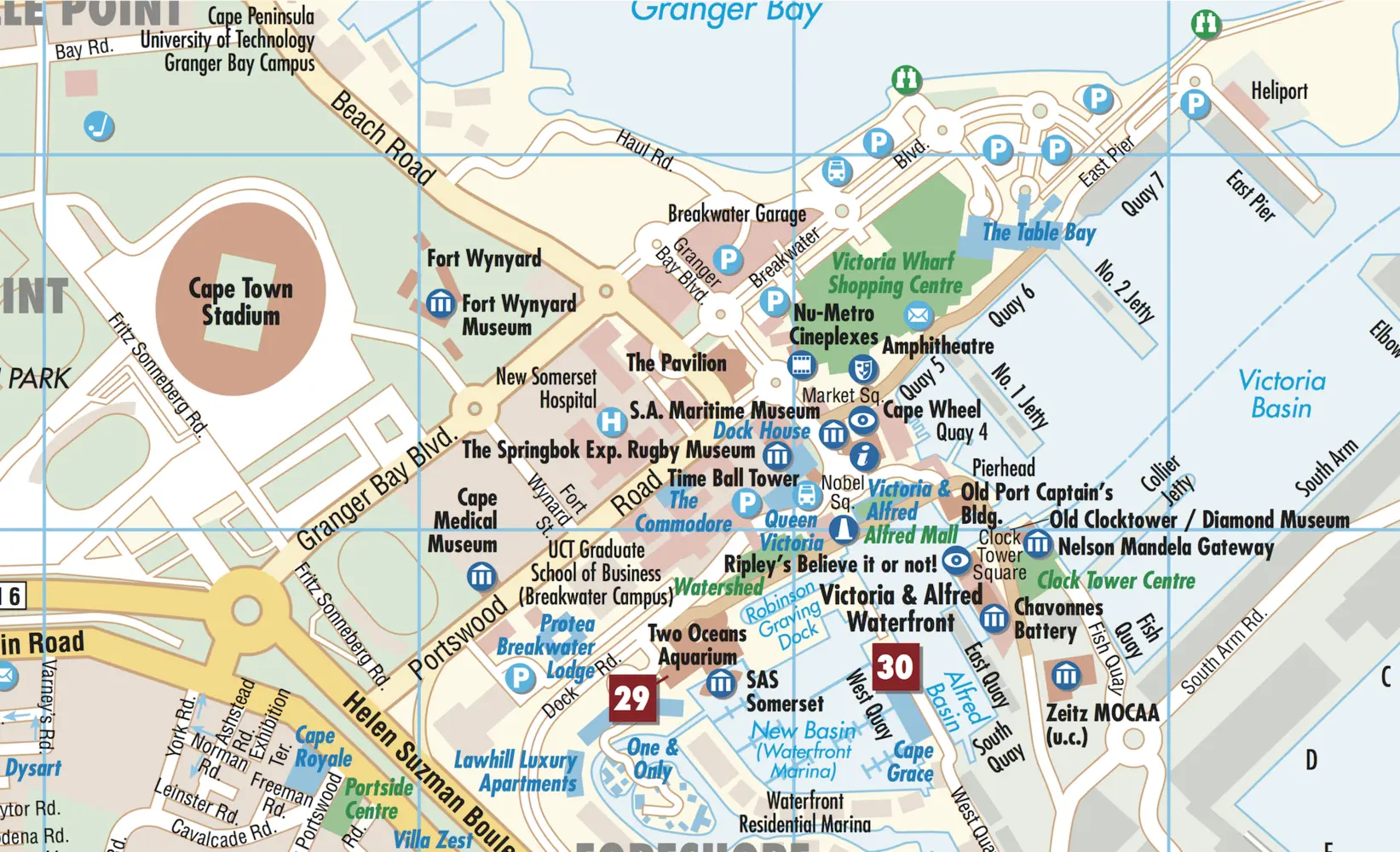 Bild: 9783866093805 | Borch Map Kapstadt. Cape Town | (Land-)Karte | Deutsch | 2012 | Borch
