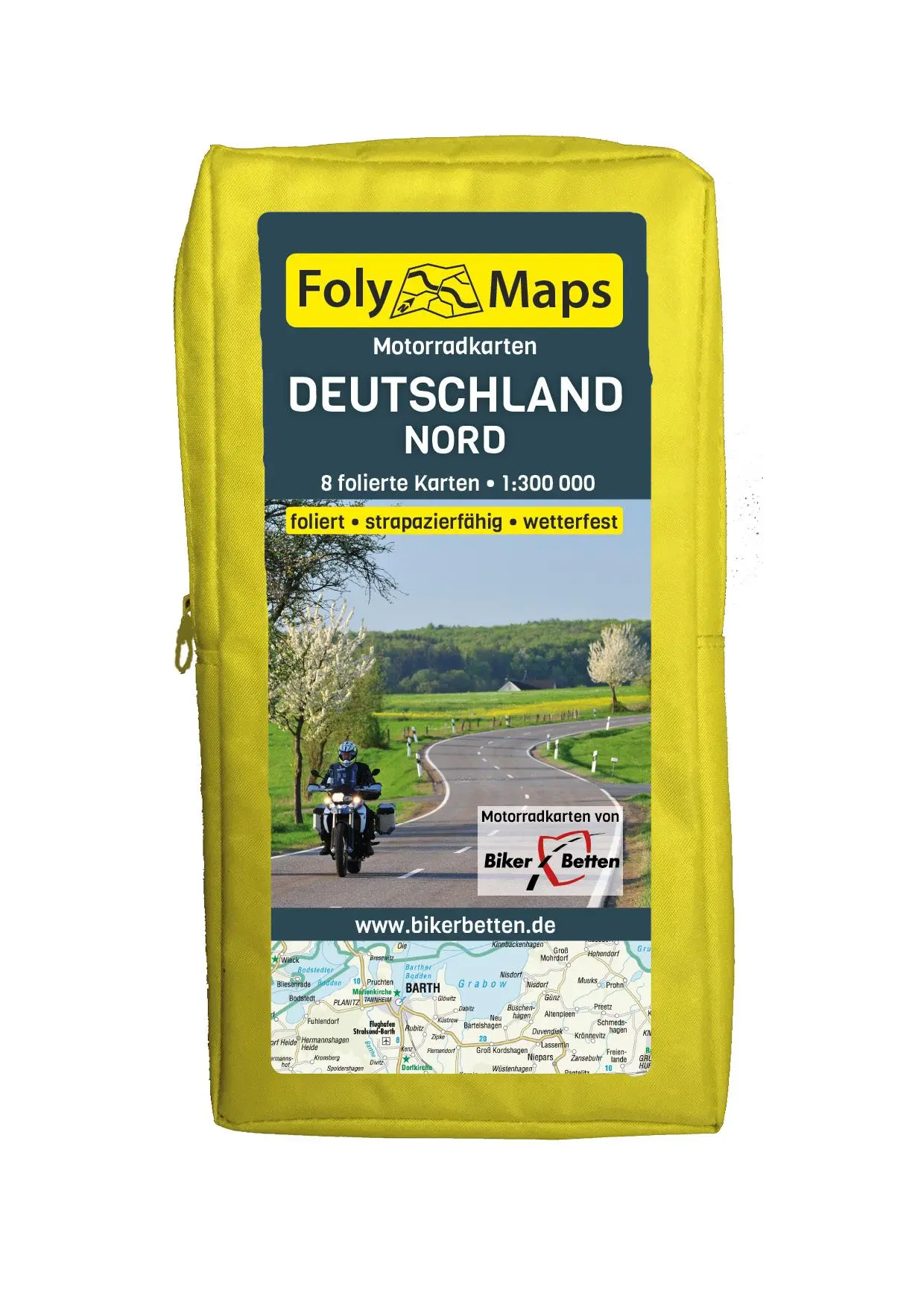 Cover: 9783937063805 | FolyMaps Motorradkarten Deutschland Nord 1 : 300 000 | (Land-)Karte