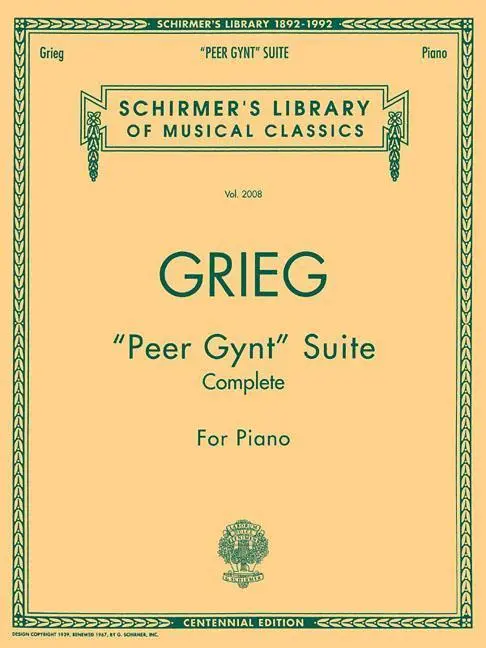 Cover: 73999823905 | Peer Gynt Suite (Complete) | Edvard Grieg | Taschenbuch | Buch | 1995