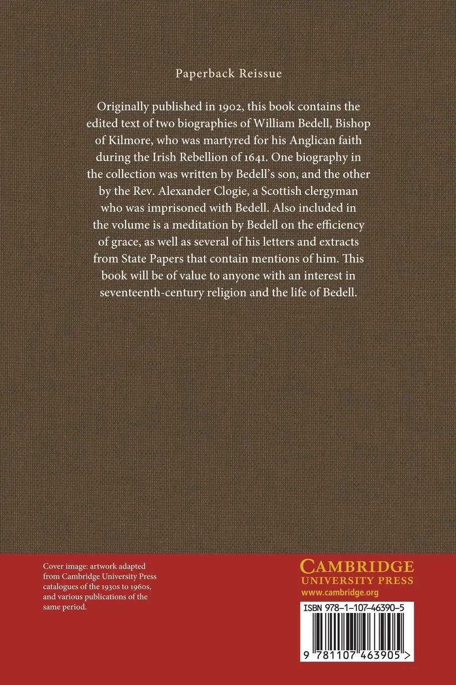 Rückseite: 9781107463905 | Two Biographies of William Bedell | E. S. Shuckburgh | Taschenbuch