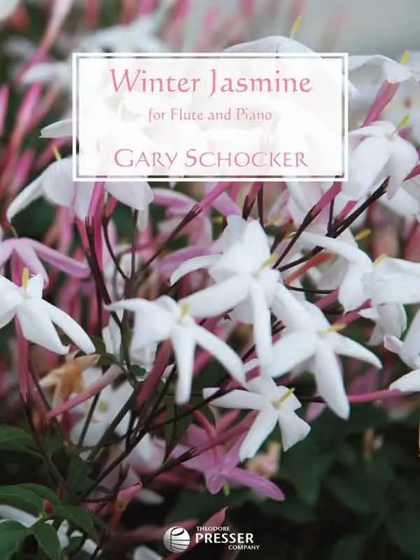 Cover: 9781598063905 | Winter Jasmine | for Flute and Piano | Gary Schocker