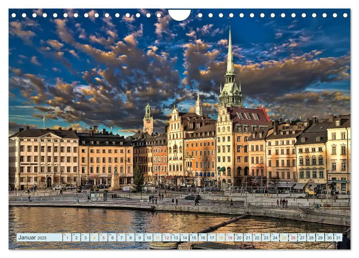 Bild: 9783435573905 | Stockholm - Venedig des Nordens (Wandkalender 2025 DIN A4 quer),...