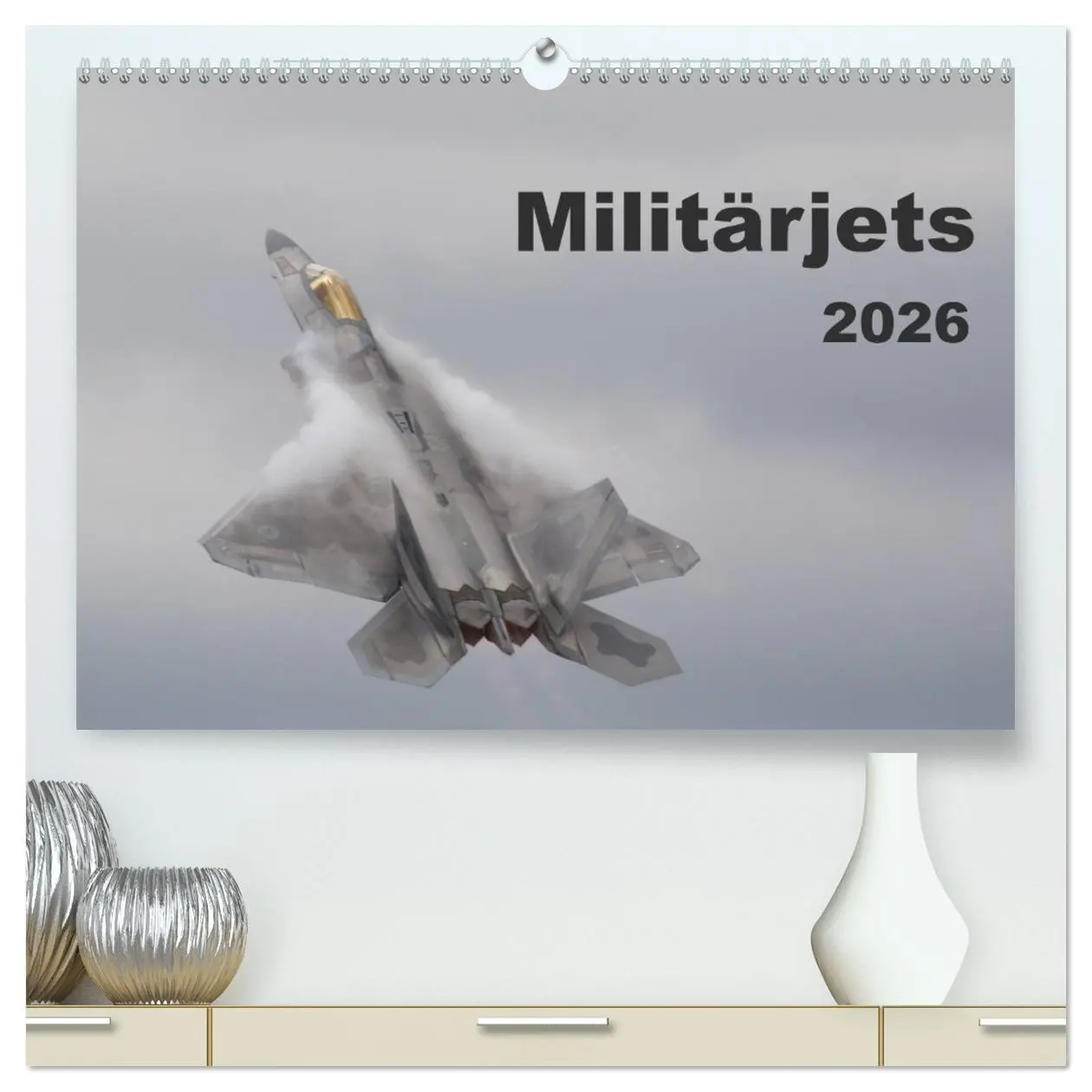 Cover: 9783457733905 | Militärjets (hochwertiger Premium Wandkalender 2026 DIN A2 quer),...
