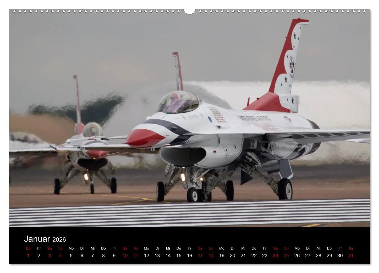 Bild: 9783457733905 | Militärjets (hochwertiger Premium Wandkalender 2026 DIN A2 quer),...