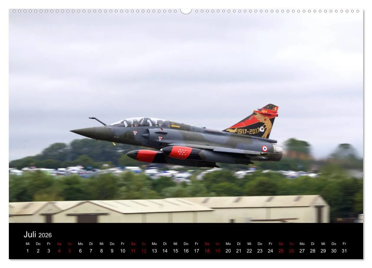Bild: 9783457733905 | Militärjets (hochwertiger Premium Wandkalender 2026 DIN A2 quer),...