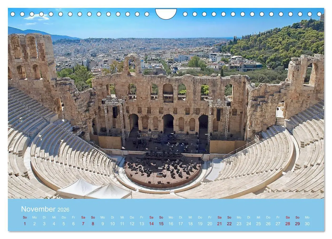Bild: 9783457803905 | Geliebtes Athen (Wandkalender 2026 DIN A4 quer), CALVENDO...