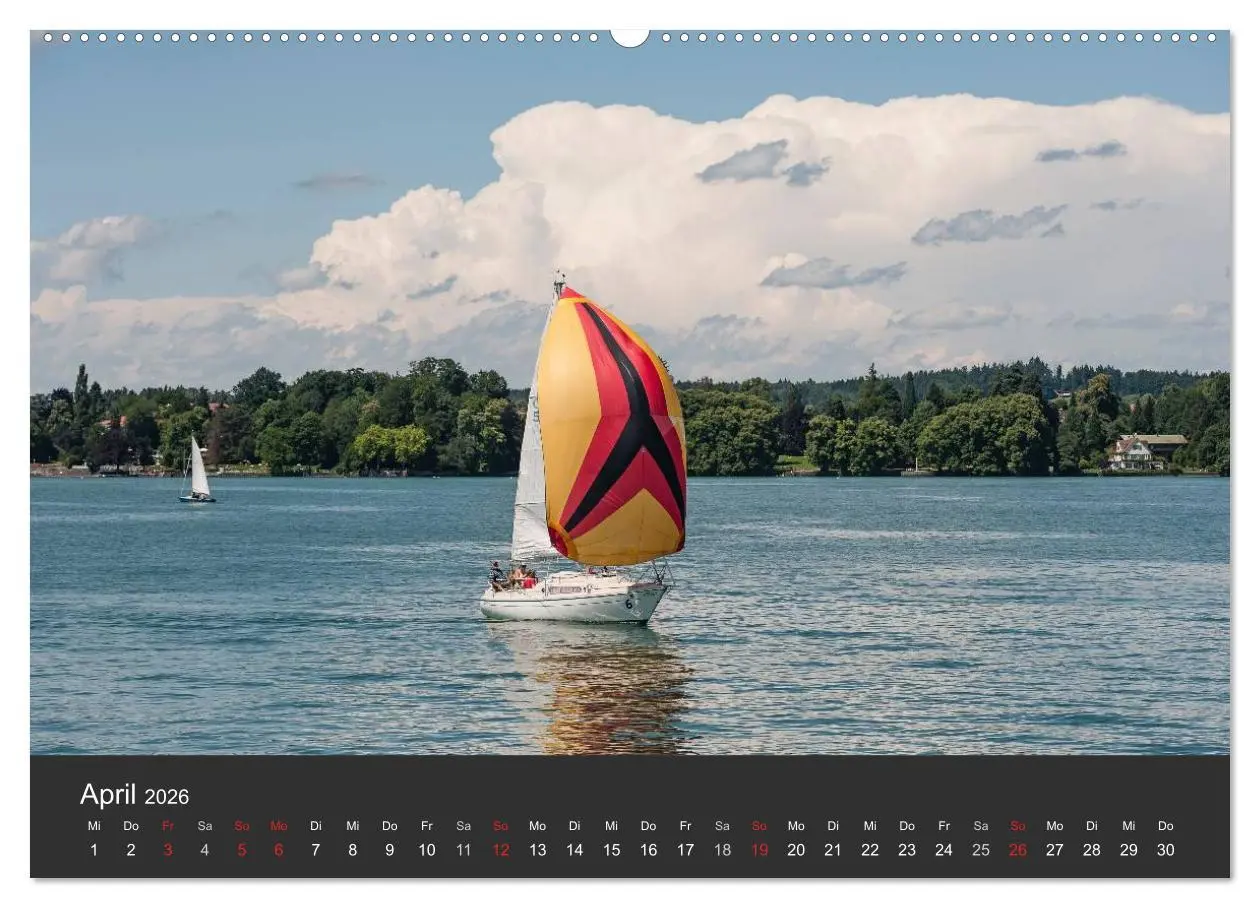 Bild: 9783457973905 | Segelboote auf dem Bodensee (hochwertiger Premium Wandkalender 2026...