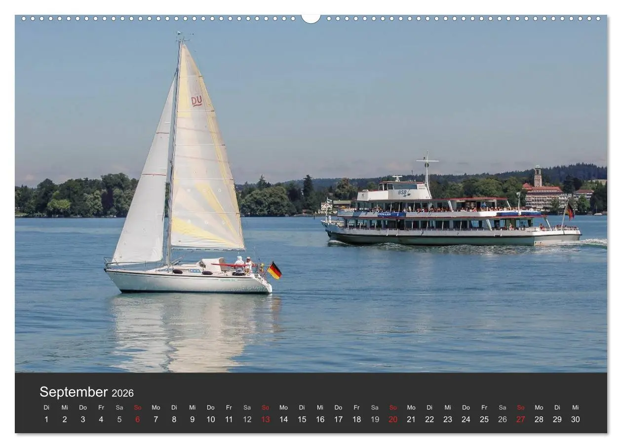 Bild: 9783457973905 | Segelboote auf dem Bodensee (hochwertiger Premium Wandkalender 2026...