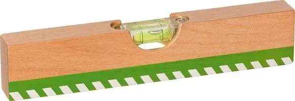 Cover: 4013594584005 | Goki 58400 - Wasserwaage, Holz, Länge: 20 cm, Kinderwerkzeug | 58400
