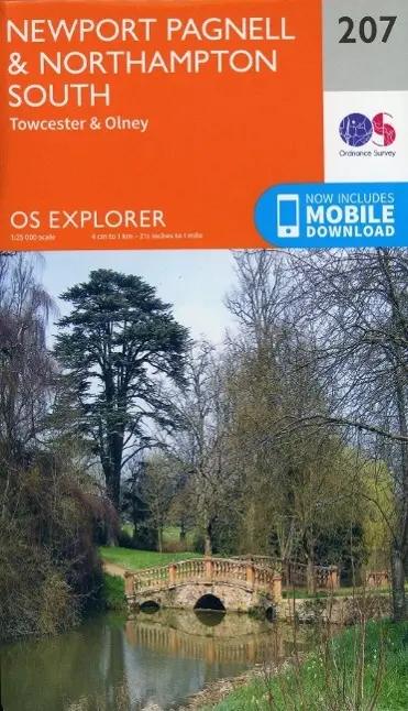 Cover: 9780319244005 | Newport Pagnell and Northampton South | Ordnance Survey | (Land-)Karte