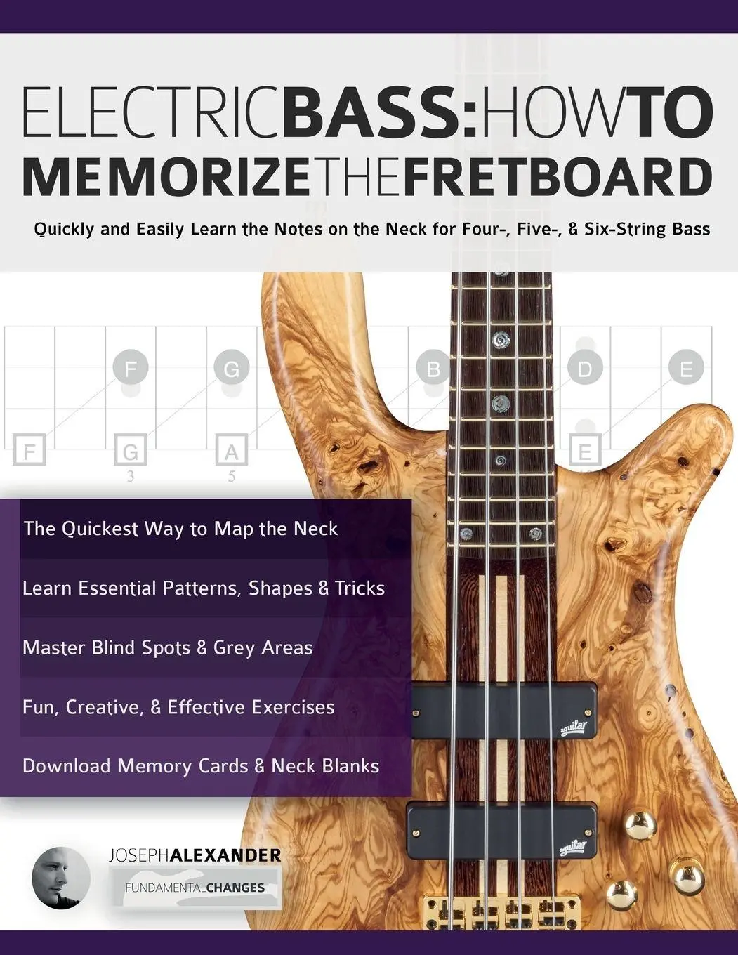 Cover: 9781789334005 | Electric Bass | How To Memorize The Fretboard | Joseph Alexander