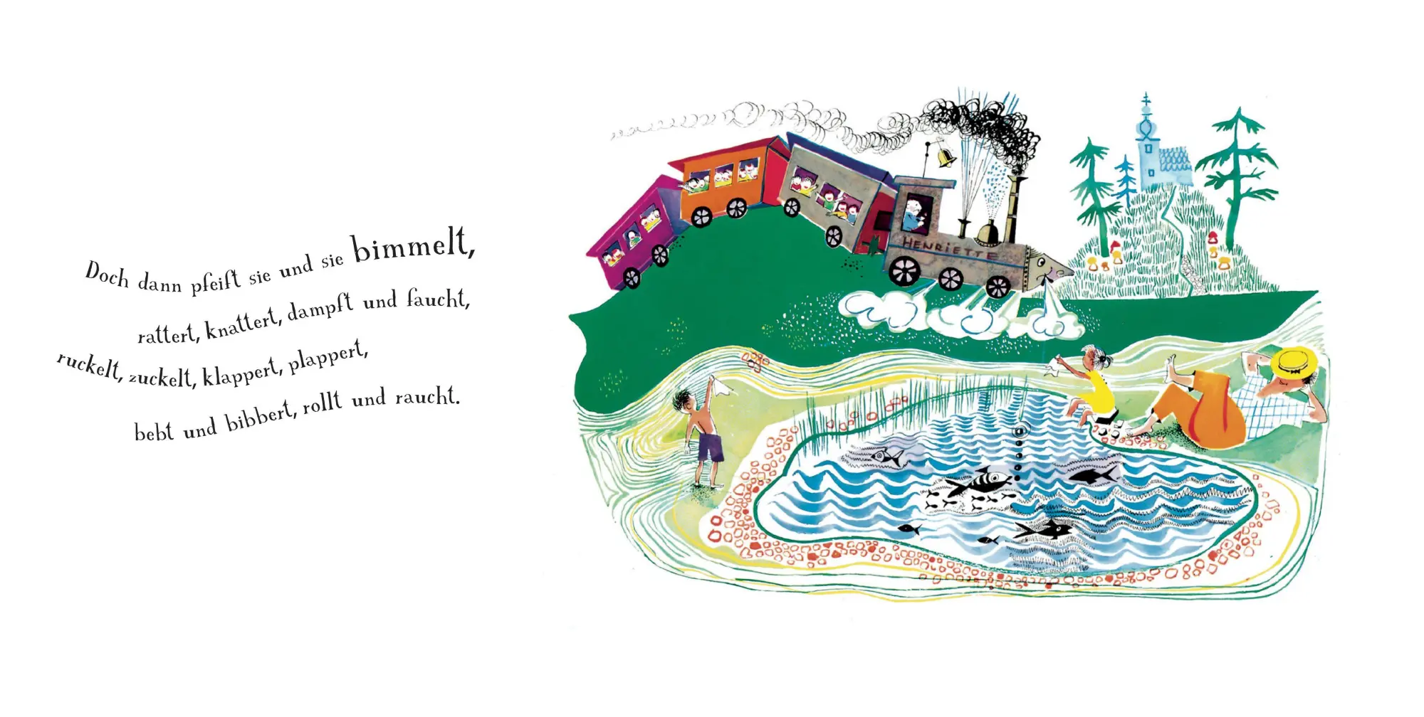 Bild: 9783414814005 | Henriette Bimmelbahn | James Krüss (u. a.) | Buch | Krüss | Miniformat