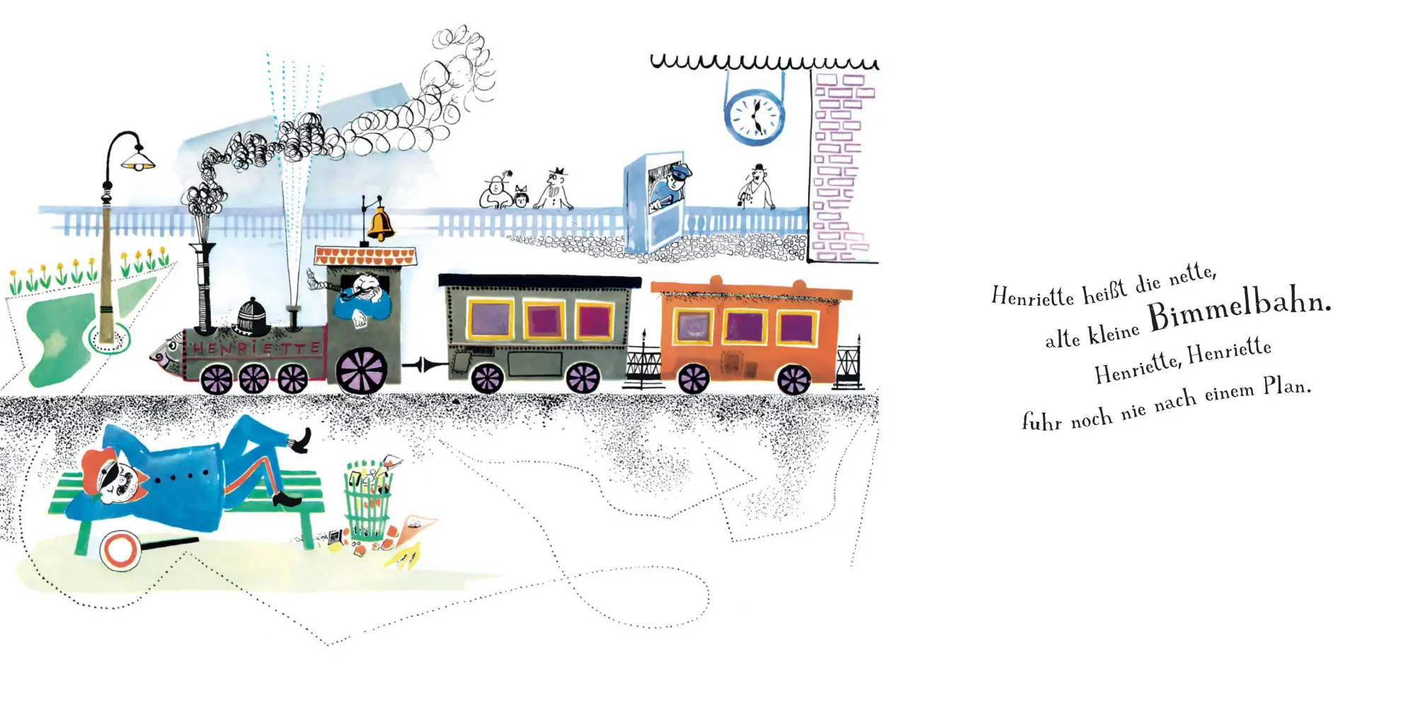 Bild: 9783414814005 | Henriette Bimmelbahn | James Krüss (u. a.) | Buch | Krüss | Miniformat