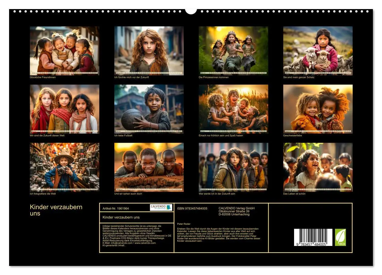 Bild: 9783457484005 | Kinder verzaubern uns (hochwertiger Premium Wandkalender 2026 DIN...