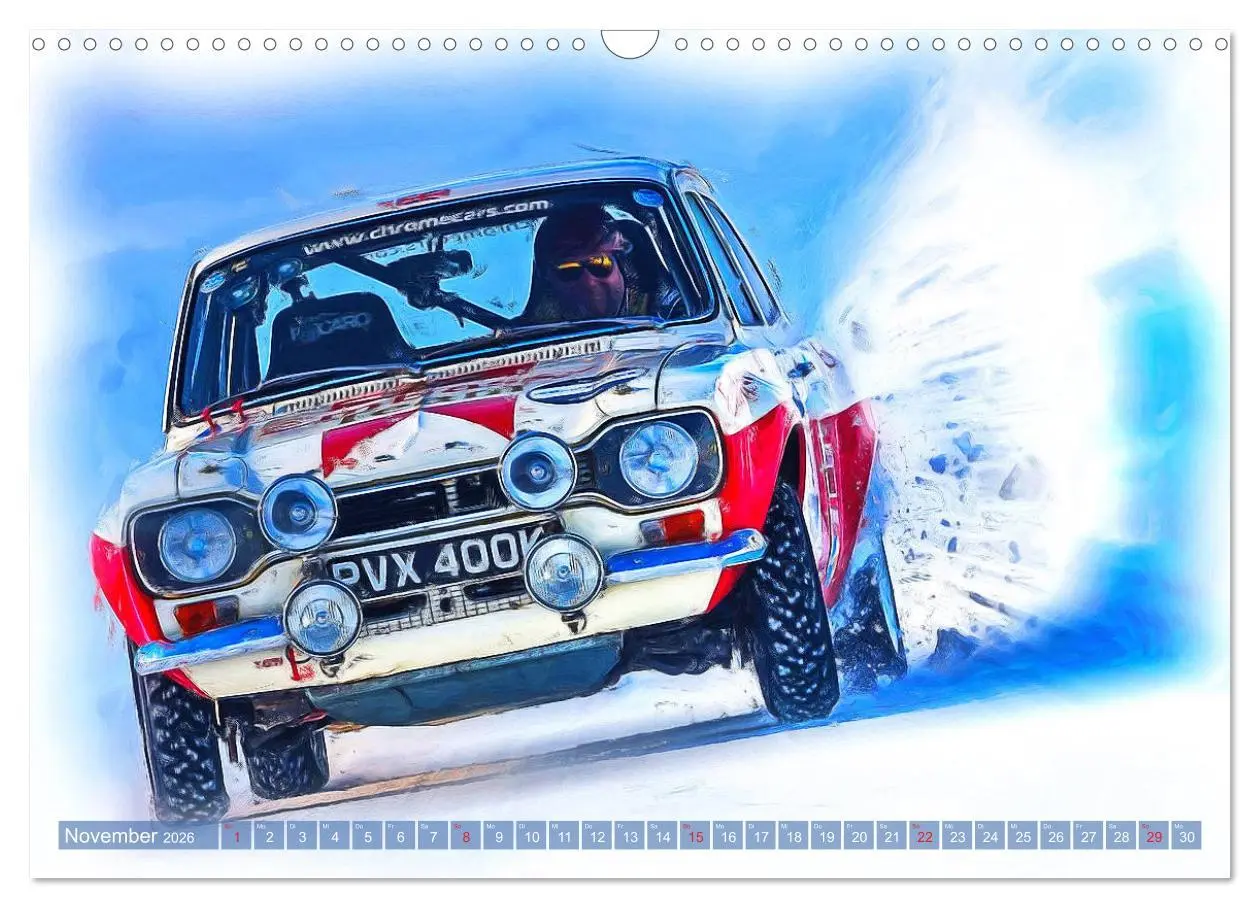 Bild: 9783457794005 | Rallye-Klassiker auf Eis (Wandkalender 2026 DIN A3 quer), CALVENDO...
