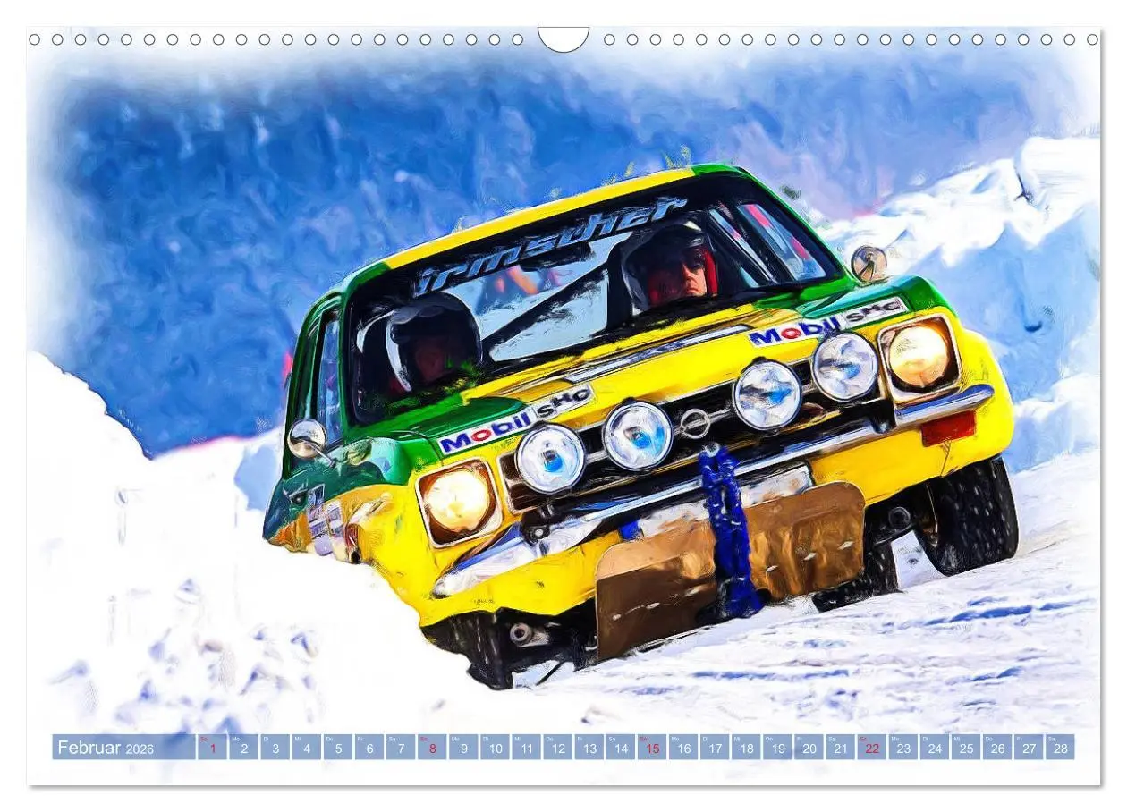 Bild: 9783457794005 | Rallye-Klassiker auf Eis (Wandkalender 2026 DIN A3 quer), CALVENDO...