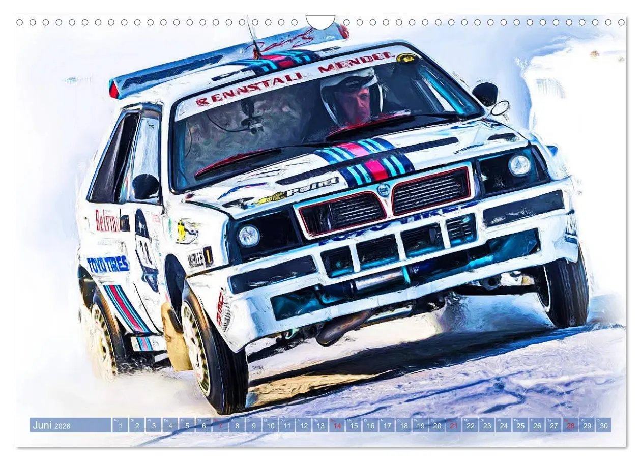 Bild: 9783457794005 | Rallye-Klassiker auf Eis (Wandkalender 2026 DIN A3 quer), CALVENDO...