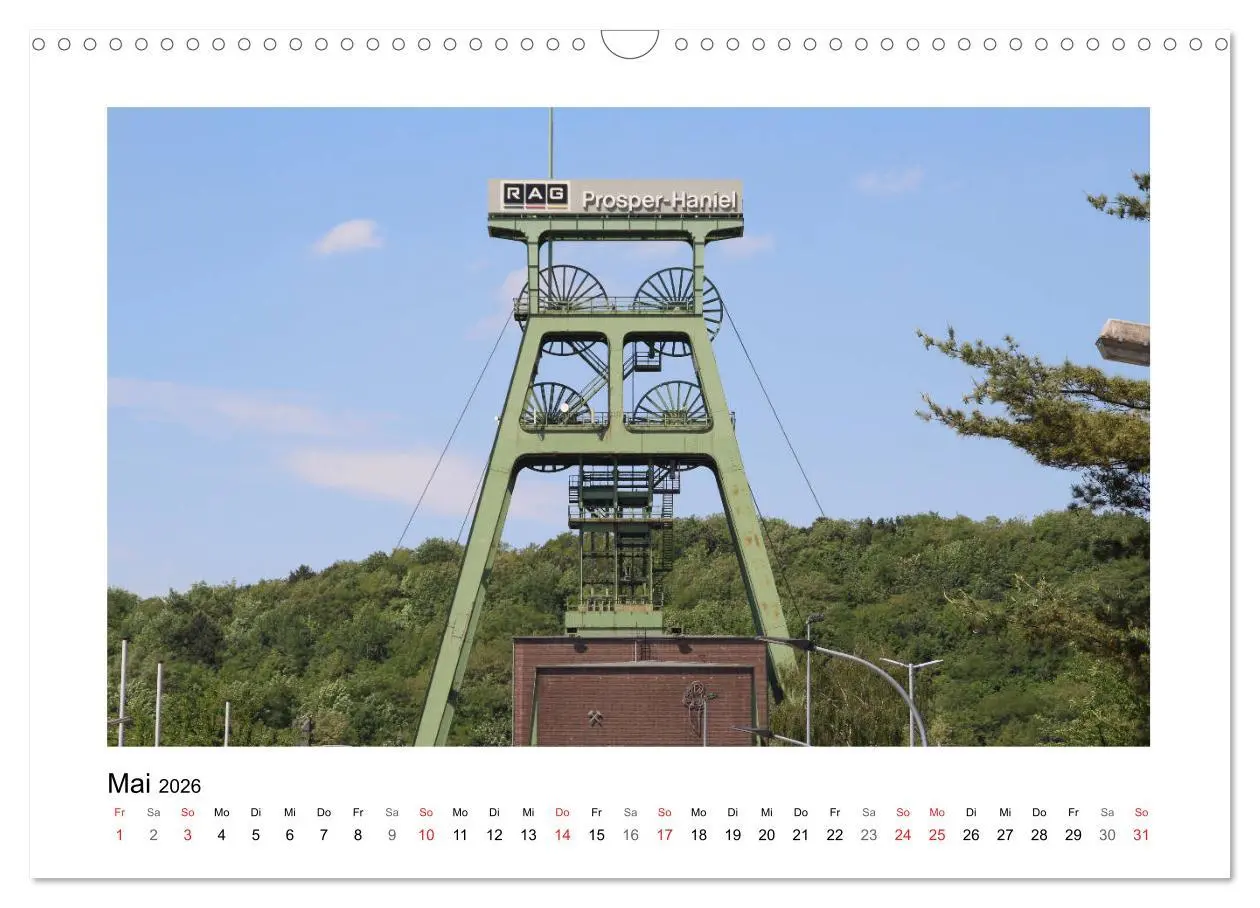 Bild: 9783457934005 | Zeche Prosper-Haniel Bottrop (Wandkalender 2026 DIN A3 quer),...