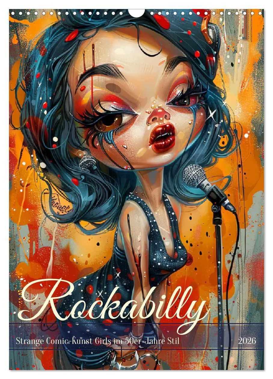 Cover: 9783516264005 | Rockabilly. Strange Comic-Kunst Girls im 50er-Jahre Stil...