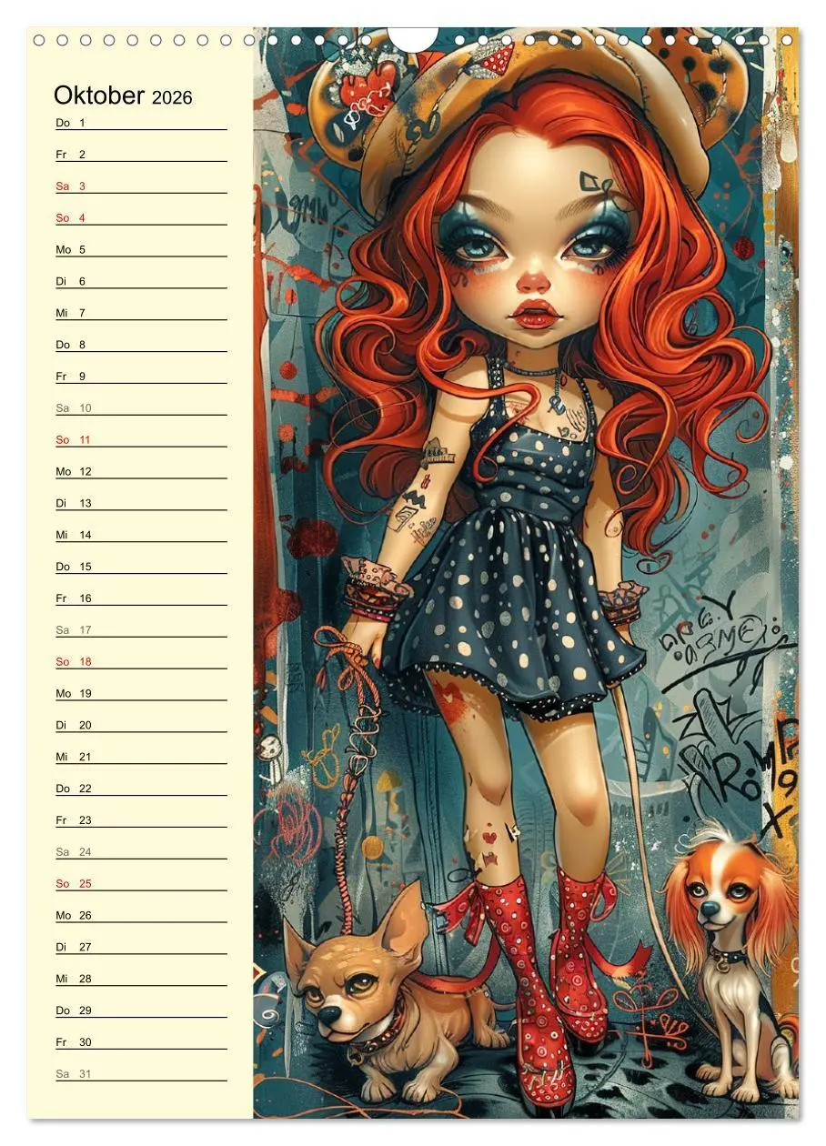 Bild: 9783516264005 | Rockabilly. Strange Comic-Kunst Girls im 50er-Jahre Stil...